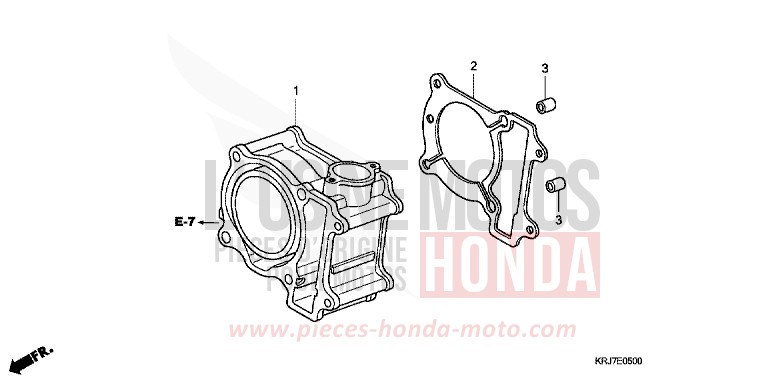 CYLINDER for S-Wing ABS QUASAR SILVER METALLIC (NHA48) from 2011
